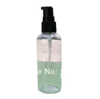 100ML transparente frasco de loção ou de toucador garrafa de água