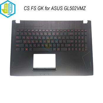 FS/CS/GK luz de fundo teclados apoio para as Mãos para Asus ROG Strix GL502 GL502VMZ de Jogos para computador portátil grego checa Farsi teclado árabe 90NB0DR5
