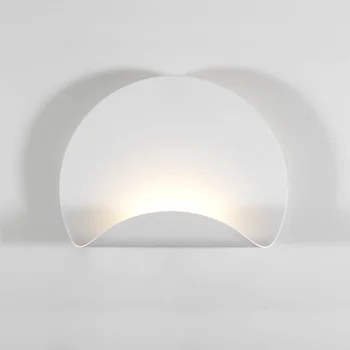 Nordic Criativo Eclipse Arandelas de Parede do Quarto Moderno Cabeceira Lâmpadas de LED Escada do Corredor Decoração de Sala de estar Branca de Iluminação