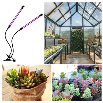 Planta Lâmpada de Horticultura Planta de Floração Para Led Crescer Luz Com Controle USB Phytolamp Espetro Completo de Cultivo Indoor 